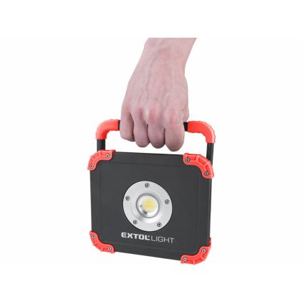 Extol - LED Naświetlacz akumulatorowy LED/20W/6600 mAh/3,7V IP54