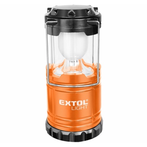 Extol - LED Przenośna lampa LED/3xAA pomarańczowa/czarna