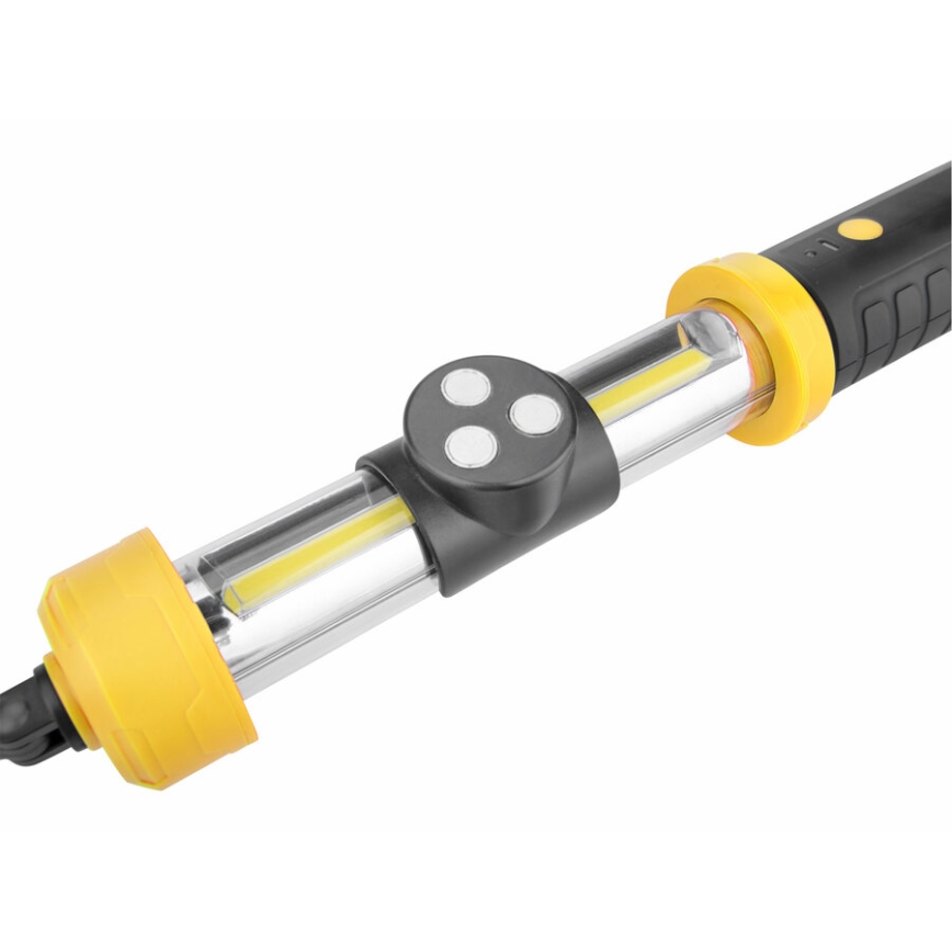 Extol - LED Przenośna lampka LED/2000 mAh/3,6V czarna/żółta