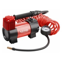 Extol Premium - Kompresor samochodowy 12V z torbą i akcesoriami