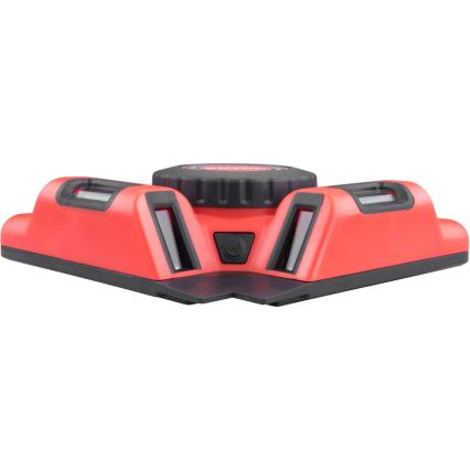 Extol Premium - Laserowy kątownik 90° z elektrycznym modułem przyssawkowym 5V/1000 mAh