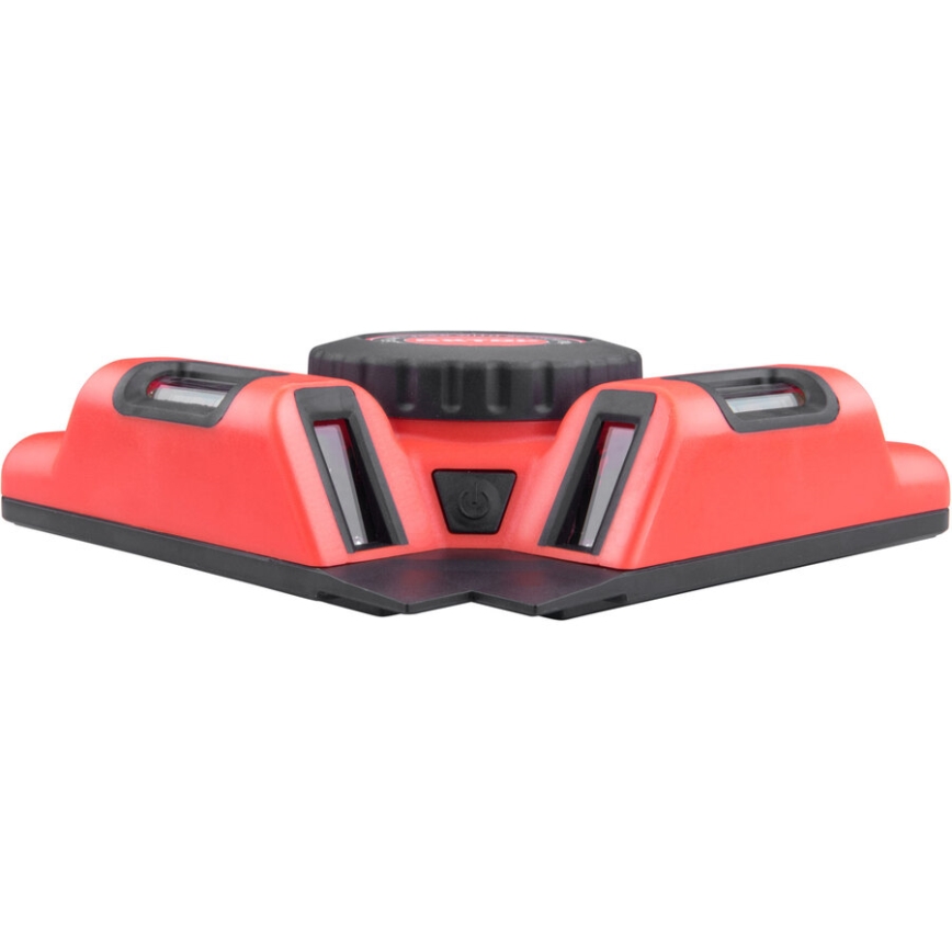 Extol Premium - Laserowy kątownik 90° z elektrycznym modułem przyssawkowym 5V/1000 mAh