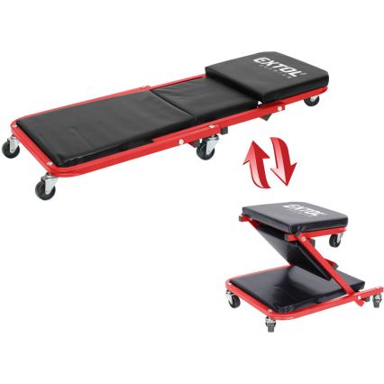 Extol Premium - Mobilna leżanka/siedzisko montażowe 2 w 1