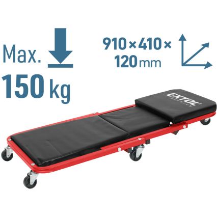 Extol Premium - Mobilna leżanka/siedzisko montażowe 2 w 1