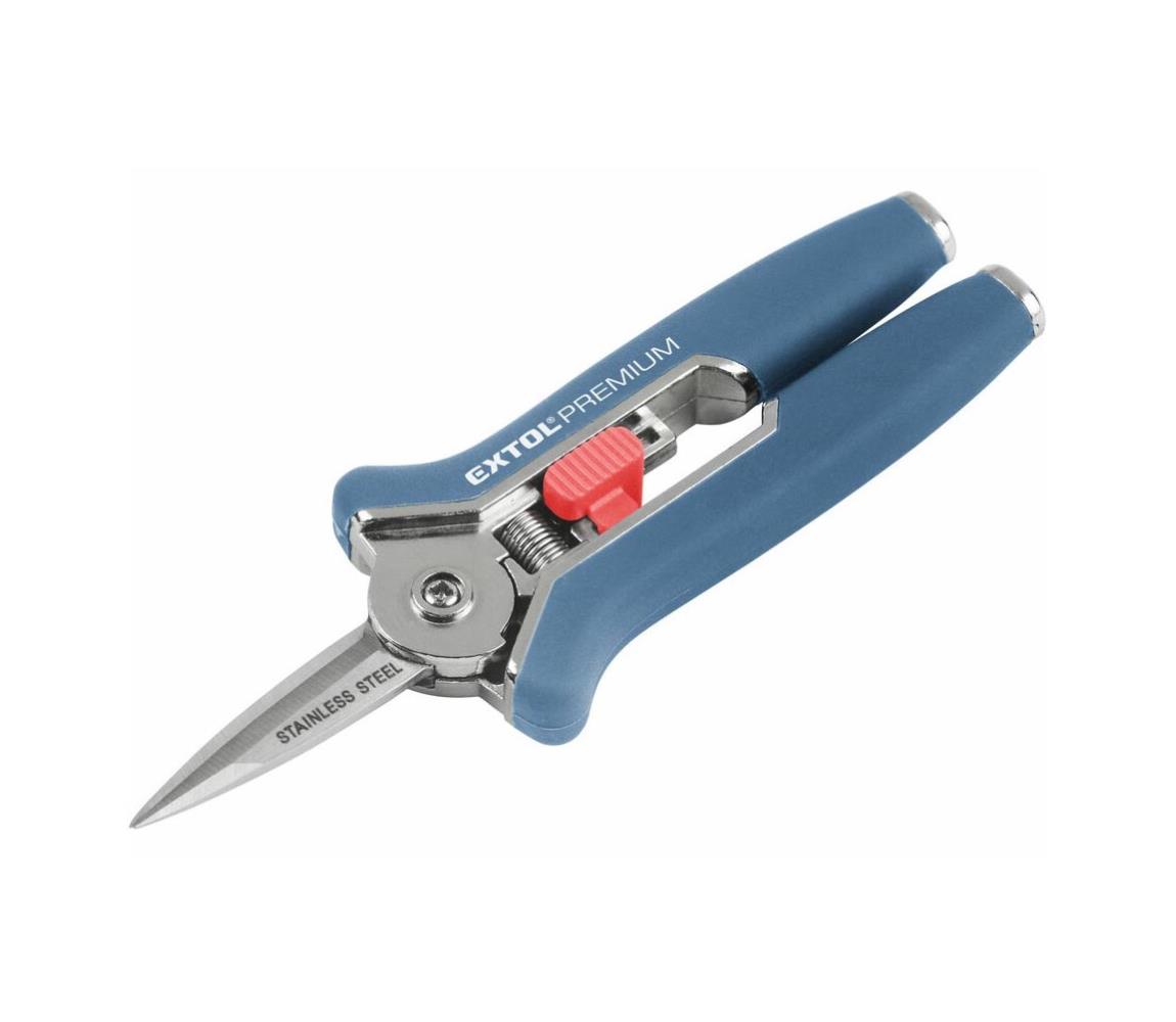 Extol Premium - Proste nożyce ogrodnicze 153 mm ze stali nierdzewnej