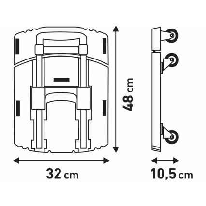 Extol Premium - Składany wózek