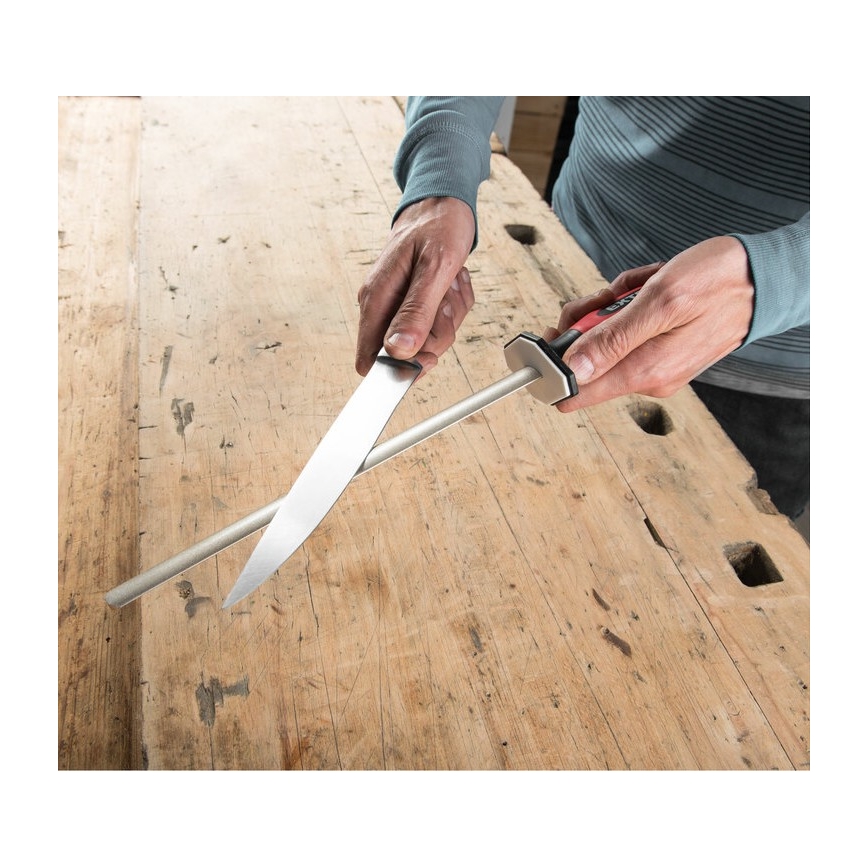 Extol Premium - Stal do ostrzenia z warstwą pyłu diamentowego 26 cm P400
