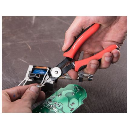 Extol Premium - Szczypce boczne tnące/ściągacz do izolacji 150 mm