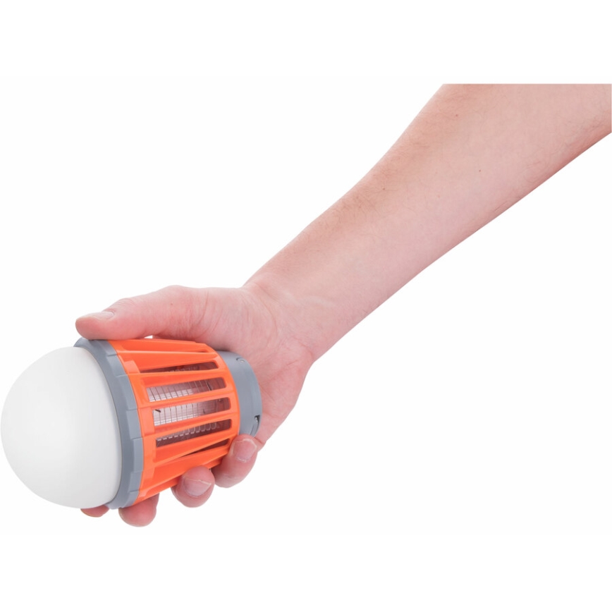 Extol - Przenośna lampa LED z łapaczem owadów LED/3W/2000 mAh/3,7V IPX6