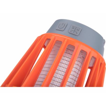 Extol - Przenośna lampa LED z łapaczem owadów LED/3W/2000 mAh/3,7V IPX6