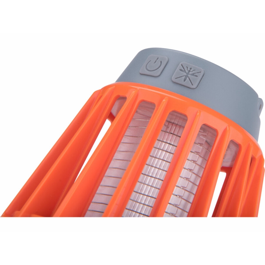 Extol - Przenośna lampa LED z łapaczem owadów LED/3W/2000 mAh/3,7V IPX6