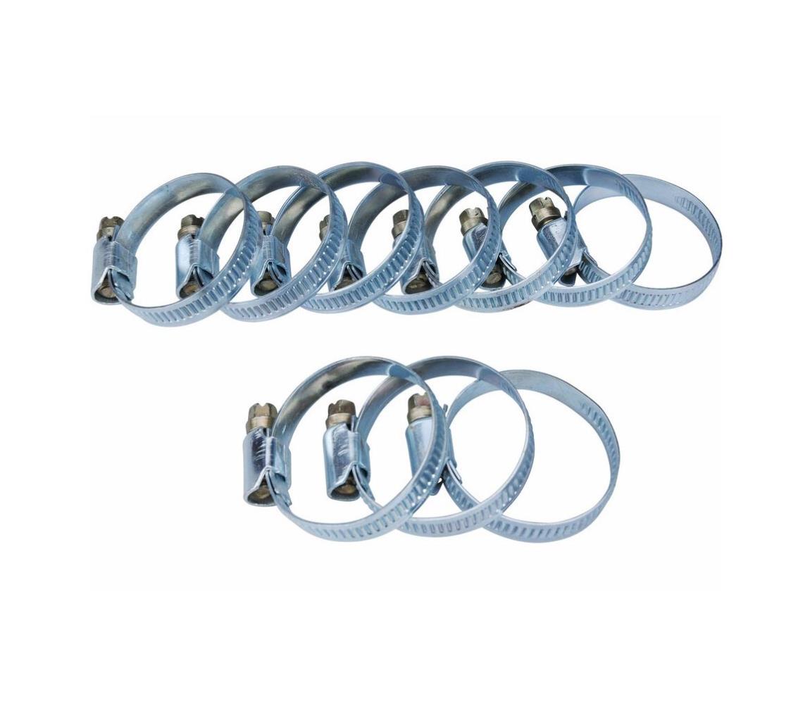 Extol - SET 10x Opaska na wąż 25-40 mm ze stali nierdzewnej