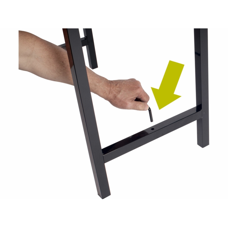 Extol - Składany stół roboczy 100x60 cm brązowy/czarny