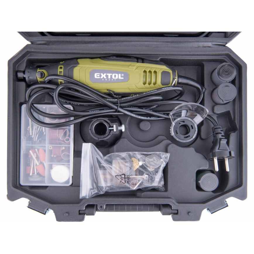 Extol - Szlifierka prosta z giętkim wałem 135W/230V