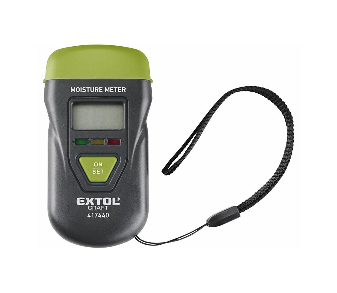 Extol - Wilgotnościomierz z wyświetlaczem LCD 4xLR44