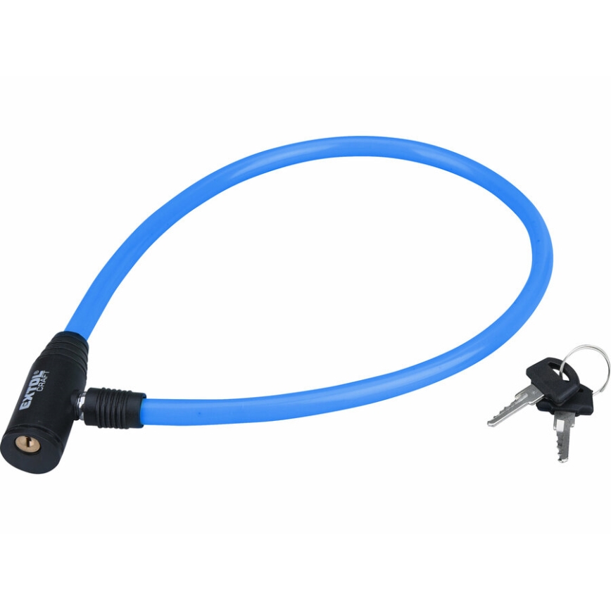 Extol - Zamek rowerowy z linką 600 mm