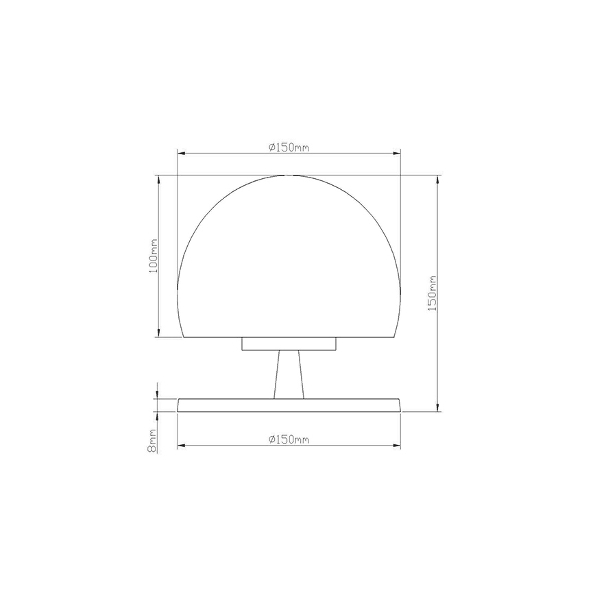 Fabas 3570-30-138 - LED Lampa stołowa ściemnialna MORGANA 1XG9/3W/230V