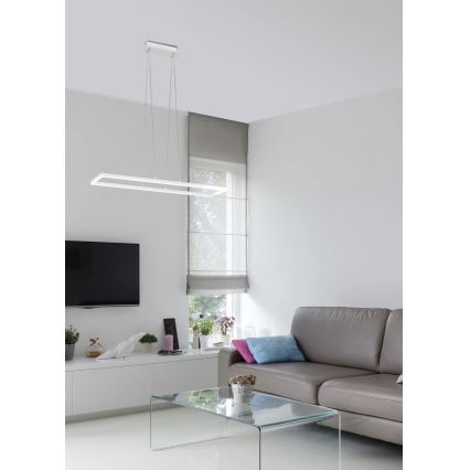 Fabas Luce 3394-43-102 - LED Żyrandol ściemnialny na lince BARD LED/52W/230V 4000K biały