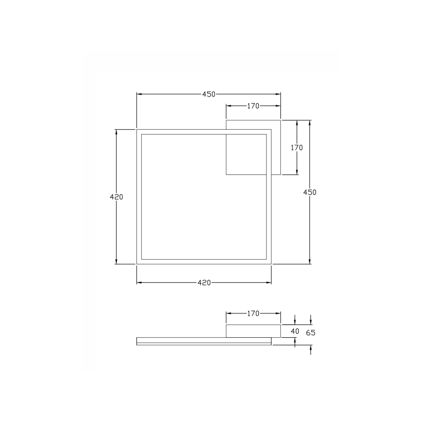 Fabas Luce 3394-61-225 - LED Plafon ściemnialny BARD LED/39W/230V 3000K złoty
