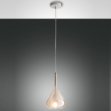 Fabas Luce 3481-40-125 - Żyrandol na lince LILA 1xE27/40W/230V złoty