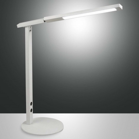 Fabas Luce 3550-30-102 - LED Lampa stołowa ściemnialna IDEAL LED/10W/230V 3000-6000K biała