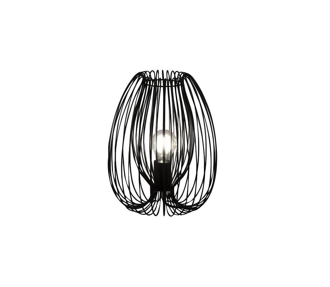 Fabas Luce 3677-34-101 - Lampa stołowa CAMP 1xE27/40W/230V czarny