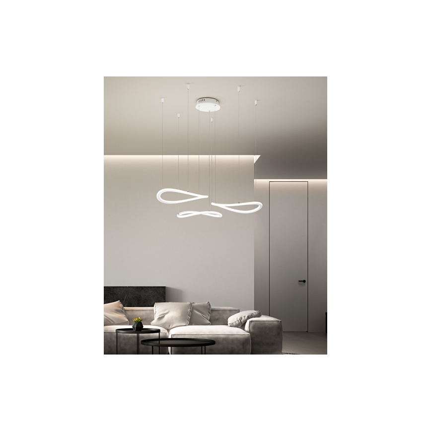 Fabas Luce 3711-47-102 - LED Żyrandol na lince TIRRENO LED/50W/230V