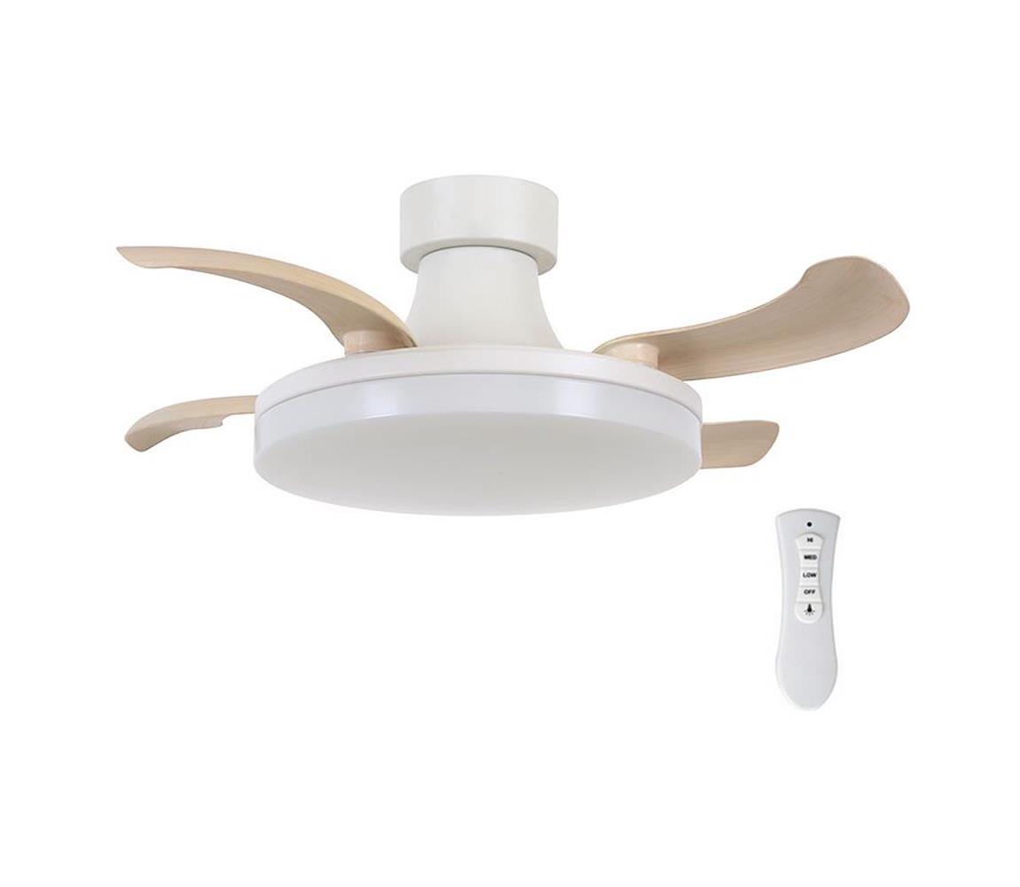 FANAWAY 210664 - LED Ściemnialny wentylator ORBIT LED/25W/230V beżowy/biały + pilot