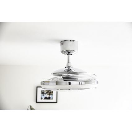 Lucci Air 211036 - LED Wentylator sufitowy FANAWAY EVO1 LED/40W/230V chrom