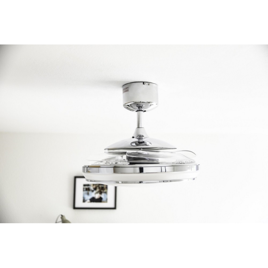 Lucci Air 211036 - LED Wentylator sufitowy FANAWAY EVO1 LED/40W/230V chrom