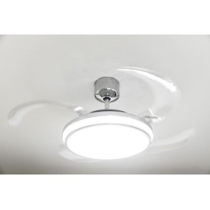 Lucci Air 211036 - LED Wentylator sufitowy FANAWAY EVO1 LED/40W/230V chrom