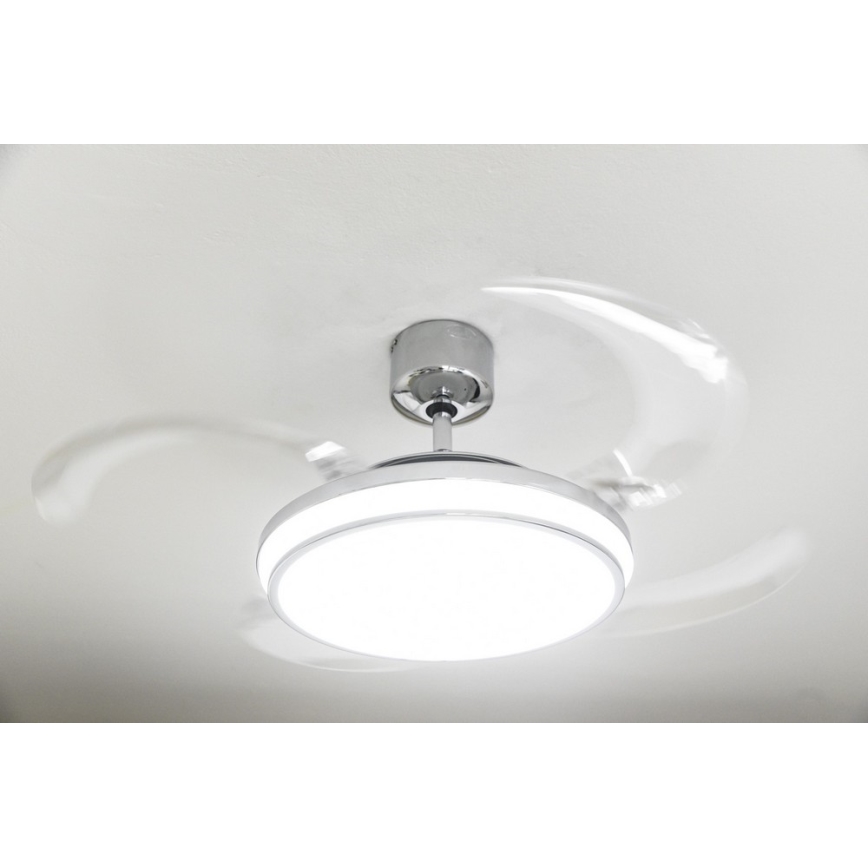 Lucci Air 211036 - LED Wentylator sufitowy FANAWAY EVO1 LED/40W/230V chrom