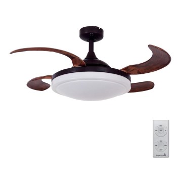 FANAWAY 512120 - Wentylator sufitowy EVORA 2xE27/15W/230V Ø 94 cm + pilot zdalnego sterowania