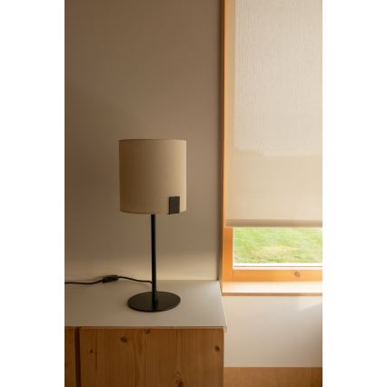 FARO 20054 - Lampa stołowa NILA 1xE27/15W/230V kremowa/czarna