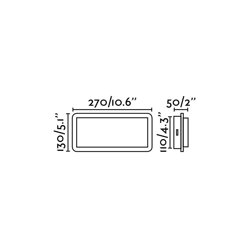 FARO 20061 - LED Kinkiet MOOD 2xLED/3W/230V