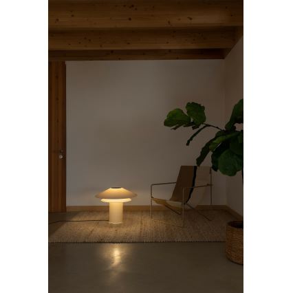 FARO 20069 - Lampa stołowa SHAN 1xE27/15W/230V pergamin kremowa