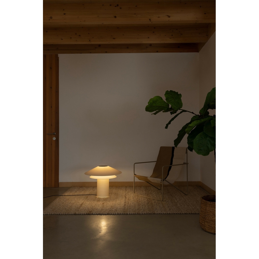 FARO 20069 - Lampa stołowa SHAN 1xE27/15W/230V pergamin kremowa