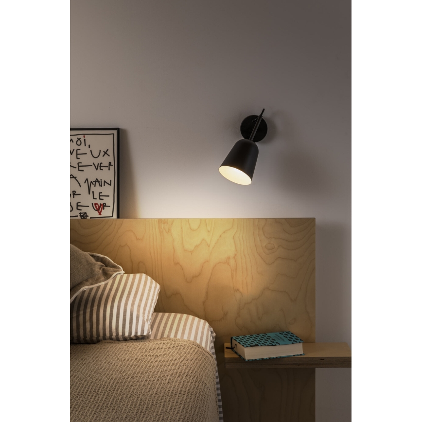 FARO 28257 - Kinkiet STUDIO 1xE14/8W/230V czarny
