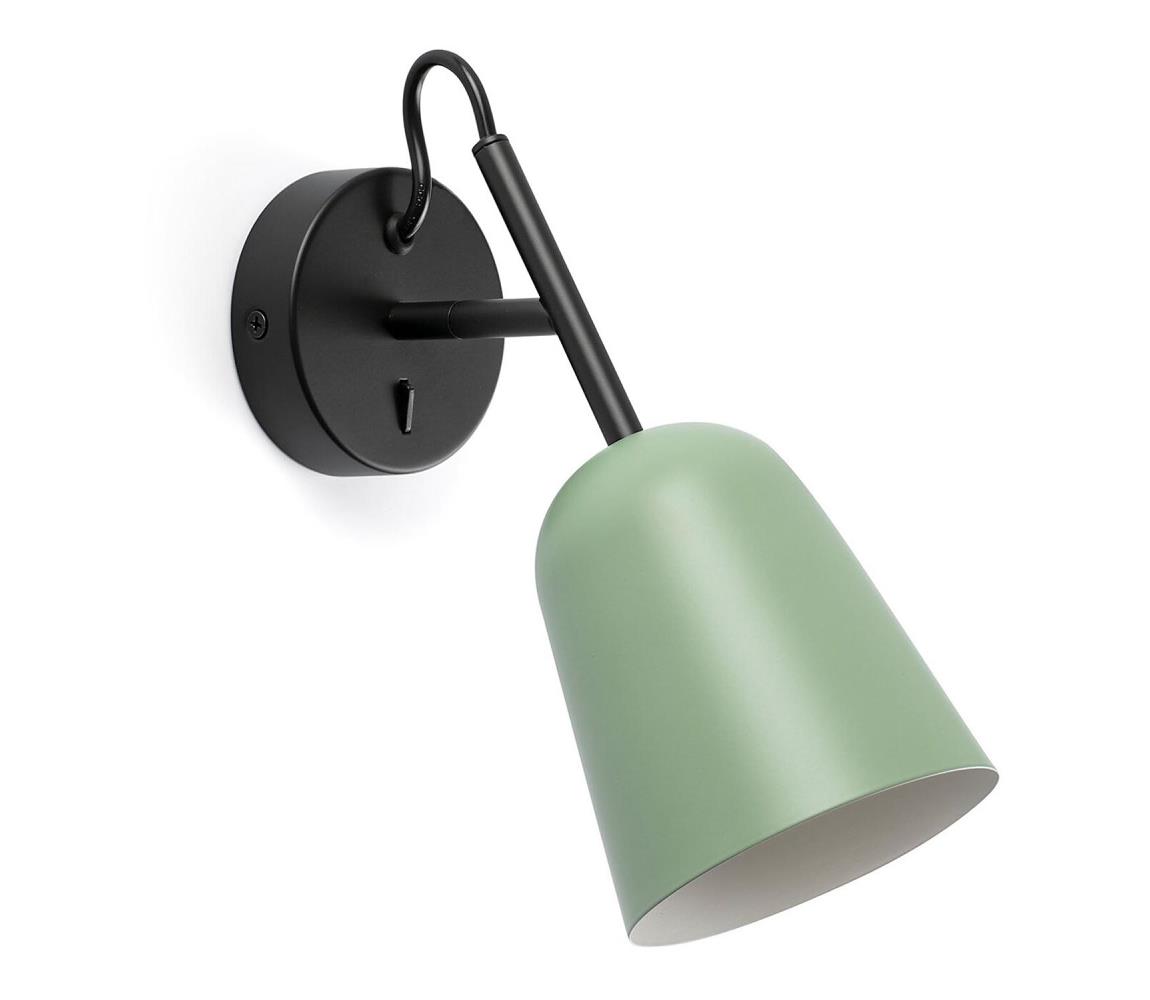 FARO 28259 - Kinkiet STUDIO 1xE14/8W/230V zielony/czarny