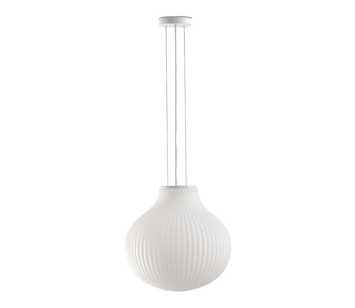 FARO 28301 - Żyrandol na lince ISABELLE 1xE27/15W/230V śr. 40 cm biały