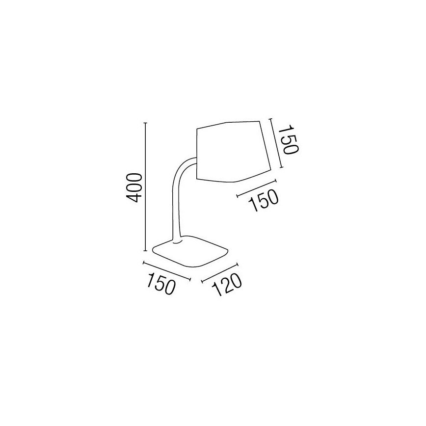 FARO 29922 - Lampa stołowa FLEXI 1xE27/15W/230V