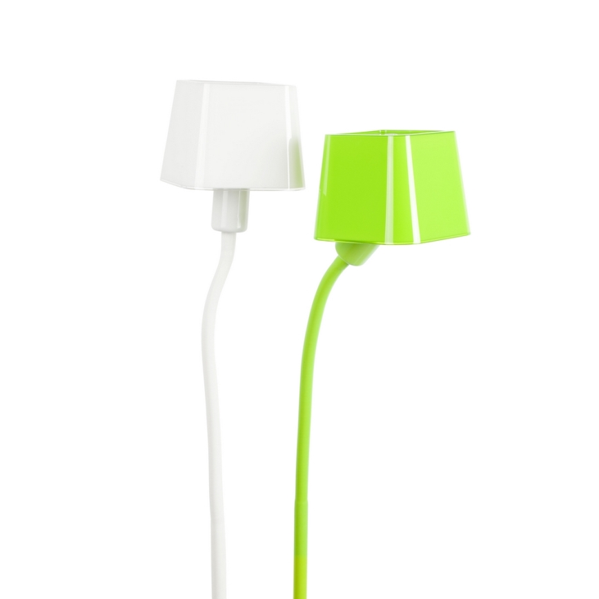 FARO 29927 - Lampa podłogowa FLEXI 1xE27/15W/230V zielony