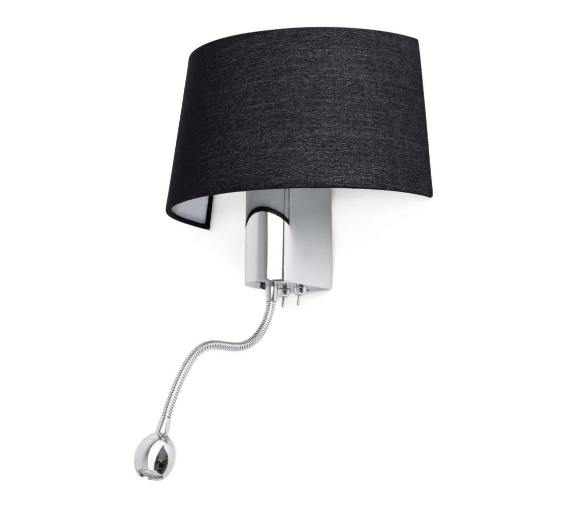 FARO 29946 - LED Kinkiet HOTEL 1xE27/15W/230V + LED/1W
