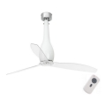 FARO 32000 - Wentylator sufitowy ETERFAN biały/przezroczysty śr. 128 cm + pilot do zdalnego sterowania