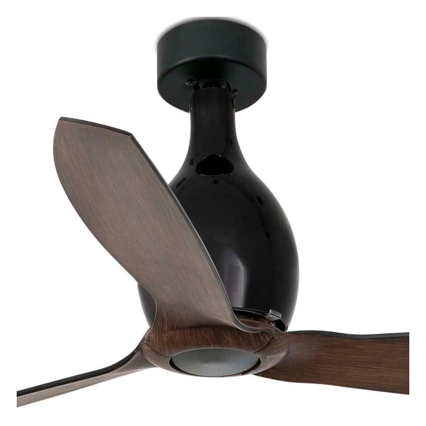 FARO 32028 - Wentylator sufitowy MINI ETERFAN czarny śr. 128 cm + pilot do zdalnego sterowania