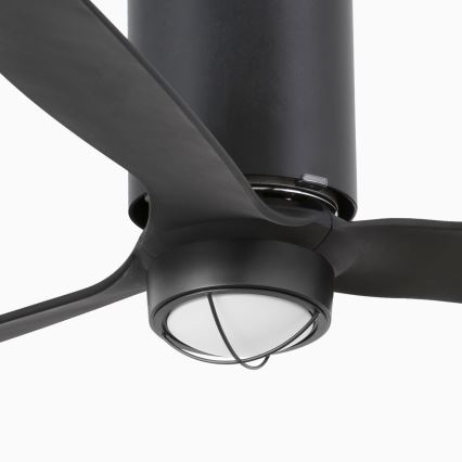 FARO 32043WP-10 - LED sufitowy wentylator MINI TUBE FAN M LED/16W/230V czarny śr. 128 cm SMART + pilot zdalnego sterowania