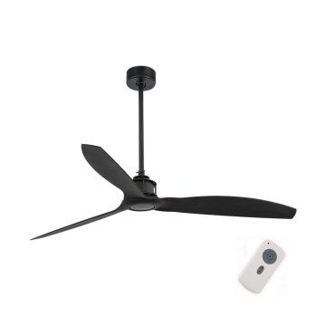 FARO 32100 - Wentylator sufitowy JUST FAN średnica 128 cm czarny + zdalne sterowanie
