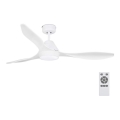FARO 33346 - LED sufitowy wentylator POLARIS LED/18W/230V biały śr. 132 cm + pilot zdalnego sterowania