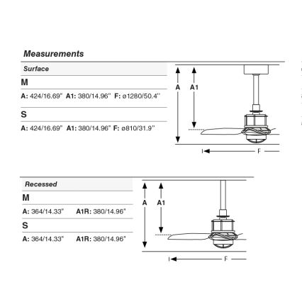 FARO 33395WT1N - ściemnialny wentylator sufitowy LED JUST FAN M LED/16W/230V śr. 128 cm brązowy/czarny Wi-Fi Tuya + pilot zdalnego sterowania