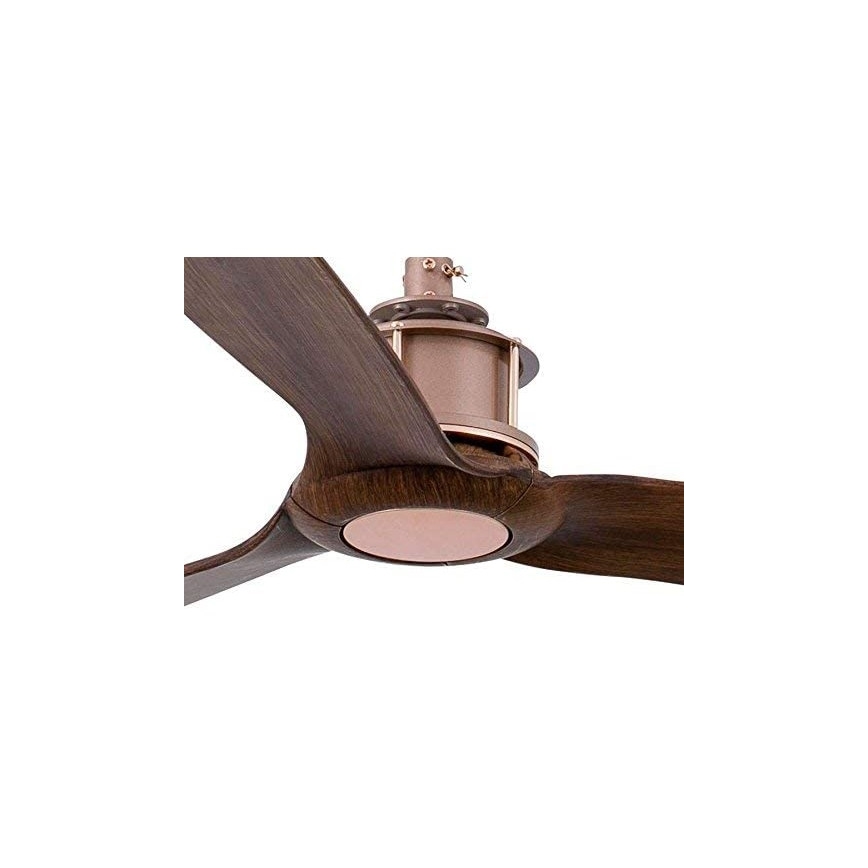 FARO 33399 - Wentylator sufitowy JUST FAN brązowy/miedzianny